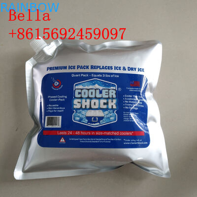 Kemasan minuman kantong tabung cair, plastik plastik berlapis kantong zip untuk minuman