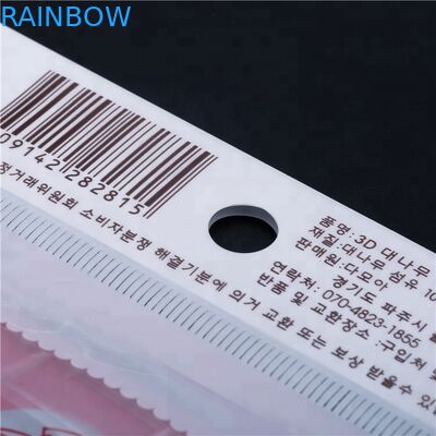 Pencetakan Opp / Cpp Kemasan Promosi Disesuaikan Tas Plastik Bening Untuk Kosmetik