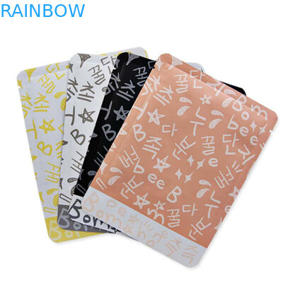 Smooth Bright Surface Cosmetic Packaging Bag Bahan Aluminium Foil Ukuran Disesuaikan