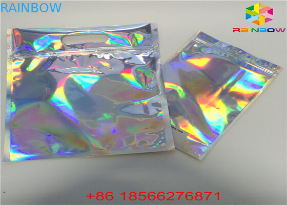 Glossy Silver Stand Up Pouch Aluminium Foil Packaging Bag Bahan Plastik Bening