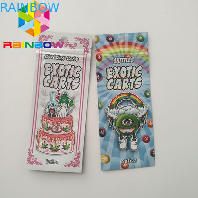 Vape Cartridge Kantung Plastik Kemasan Mario Exotic Carts Mini Mylar Bags