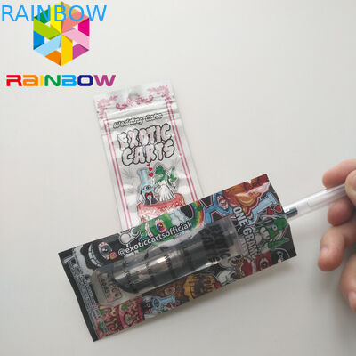 Vape Cartridge Kantung Plastik Kemasan Mario Exotic Carts Mini Mylar Bags