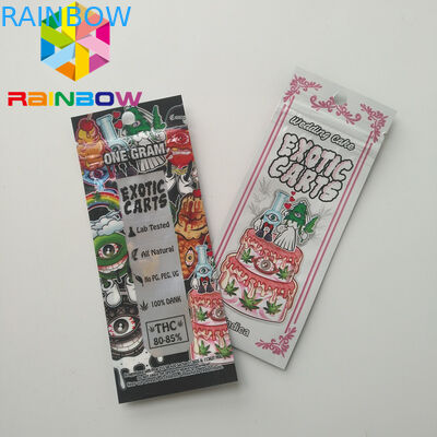 Vape Cartridge Kantung Plastik Kemasan Mario Exotic Carts Mini Mylar Bags