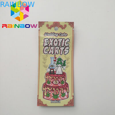 Vape Cartridge Kantung Plastik Kemasan Mario Exotic Carts Mini Mylar Bags