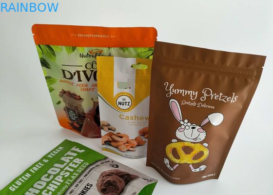 Pencetakan Gravure Vakum Segel Tas Makanan Aplikasi Laminated Foil Chocolate Bar
