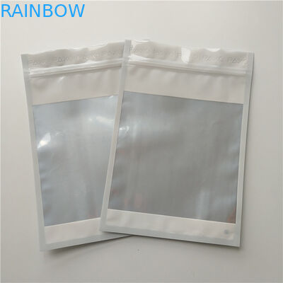 Garmen Holographic Foil Pouch Kemasan Ziplock Clear Front Untuk Sock / Underwear