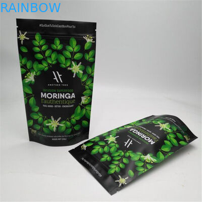 Kantong Teh Kemasan Kustom Detox Slimming Tea / Flower Leaf / Seed Bean Ziplock Bag
