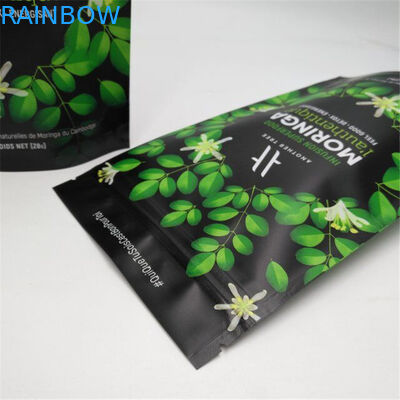 Kantong Teh Kemasan Kustom Detox Slimming Tea / Flower Leaf / Seed Bean Ziplock Bag