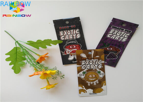 Aluminium Foil Zip Lock Kantong Plastik Kemasan Makanan Kantung Ukuran Khusus Dengan Tear Notch