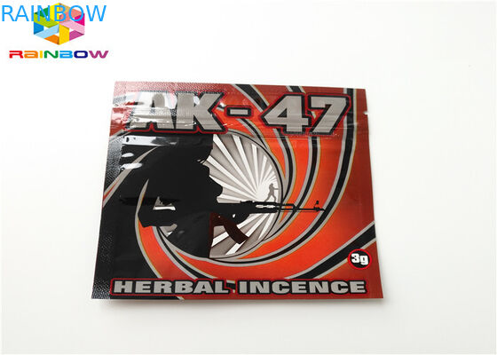 Herbal Dupa Tas Plastik Ditutup Ulang AC1003 CBD Vape Minyak Kemasan Kartrid Diterapkan