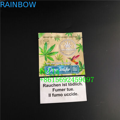 Mylar Herbal Kemasan Dupa Ziplock Tembakau Daun Stand Bag 120-180 Mic Tebal