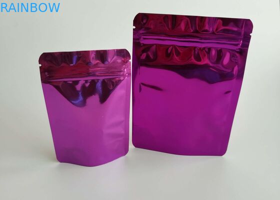 Lilin Lebah Flat Stand Up Zipper Pouch Bags, Heat Seal Packaging Bags Disesuaikan