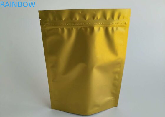 Tas Kemasan Plastik Food Grade Foil Berdiri Ziplock Untuk Bubuk Protein Kopi Tetes
