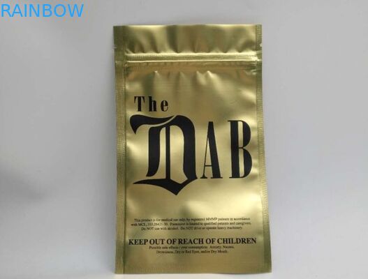 Zip Lock Stand Up Pouch Kemasan Aluminium Matte Pouch Untuk Biji Paket Makanan