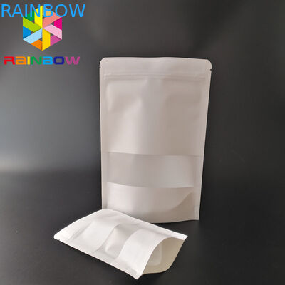 Stand Up Pouch Snack Bag Packaging Ziplock Custom Printing 150 Micron Thickness