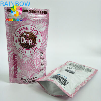 Bahan Kantong Plastik Kemasan Dilaminasi Ziplock Stand Up Bags Dengan One Way Valve