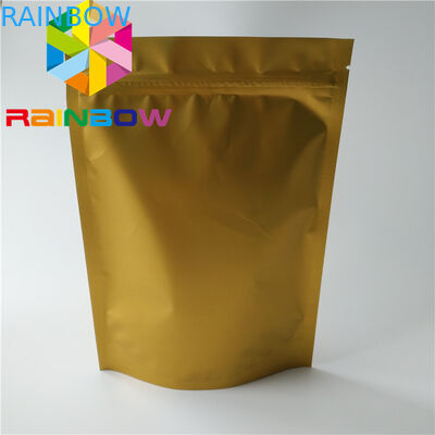Poly Ziplock Mylar Kantong Plastik Kemasan Aluminium Foil Stand Up Zipper Bag Untuk Snack