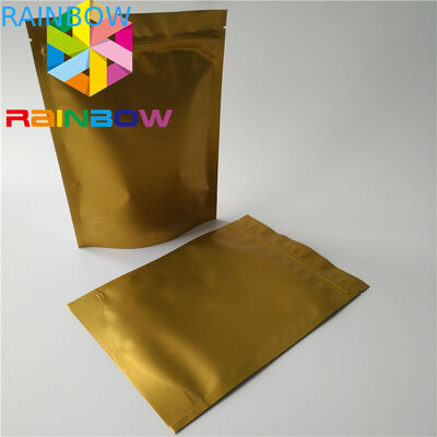 Poly Ziplock Mylar Kantong Plastik Kemasan Aluminium Foil Stand Up Zipper Bag Untuk Snack