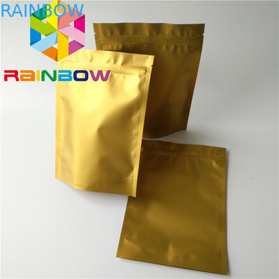 Poly Ziplock Mylar Kantong Plastik Kemasan Aluminium Foil Stand Up Zipper Bag Untuk Snack