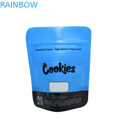 Printed Foil Pouch Packaging Recloseable 3.5 Grams Cookies Bag Bukti Bau Dengan Ziplock