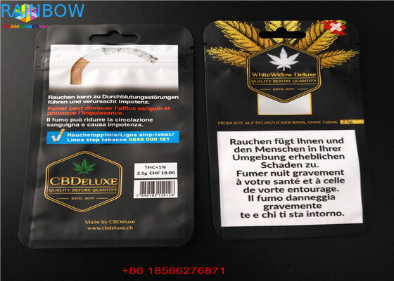 CBD GUMMIES kemasan kantong plastik dengan jendela aluminium sachet dilaminasi tas panas segel kantong zip makanan polybag