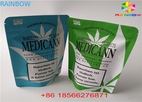 CBD GUMMIES kemasan kantong plastik dengan jendela aluminium sachet dilaminasi tas panas segel kantong zip makanan polybag