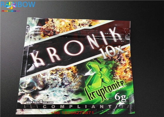 Anak Bukti Ritsleting Aluminium Foil Stand Up Pouch CBD / Cartridge Packingfor Gula Bubuk