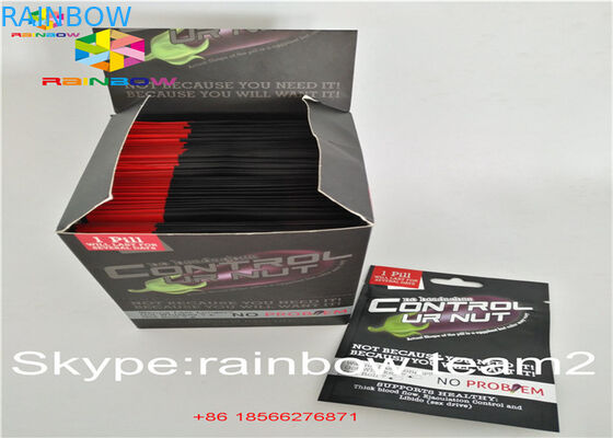 Anak Bukti Ritsleting Aluminium Foil Stand Up Pouch CBD / Cartridge Packingfor Gula Bubuk