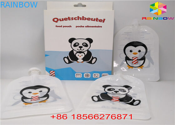 Tas Cerat Cair Dapat Digunakan Kembali, Stand Up Kantung Dengan Cap Doypack Foil Juice Spout