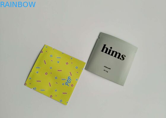 Digital Kustom Dicetak Kantong Plastik Kemasan Bau Bukti Kapsul Bubuk Vitamin