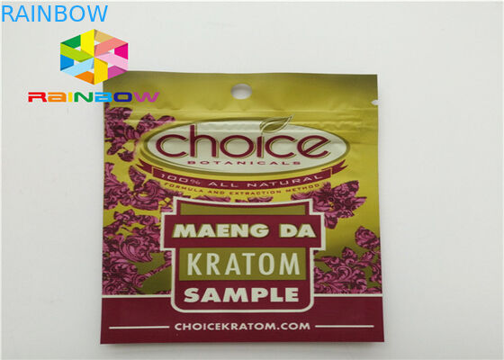 Tas Kemasan Ziplock Kecil, Kantong Aluminium Foil Untuk Pil Energi Dupa Herbal