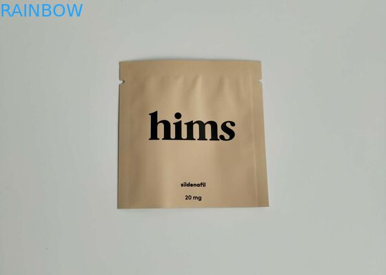 Vitamin Kapsul Stand Up Kustom Dicetak, Tas Kemasan Segel Panas Ukuran Apa Pun