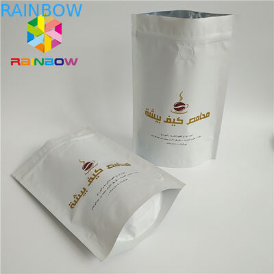 Good Grade Kustom Dicetak Stand Up Pouches Valve Hot Stamping Printing Skill Persetujuan SGS