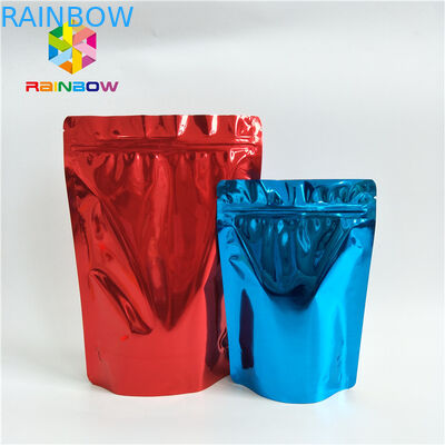 Food Grade Kustom Dicetak Stand Up Kantong Dicetak Bau Aluminium Foil Ziplock