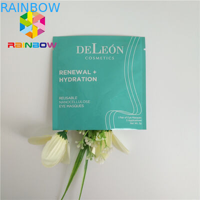 Tiga Sisi Tas Ziplock Tersegel Dicetak Aluminium Foil Masker Mata