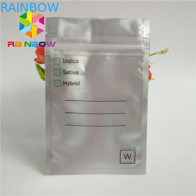 Tas Kosmetik Zip Seal Minyak Krim, Pencetakan Disesuaikan Kantong Aluminium Foil