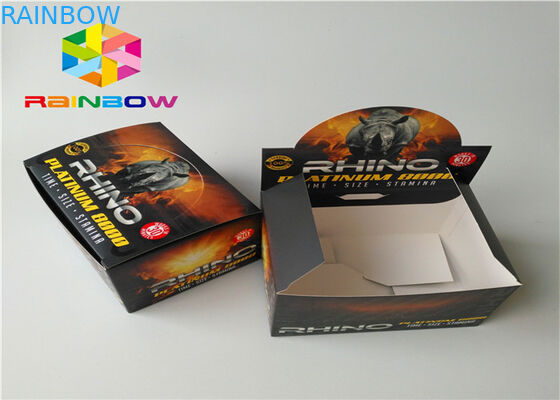 Embossed Printing Paper Box Packaging Produk Komoditas Kecil Dengan Jendela