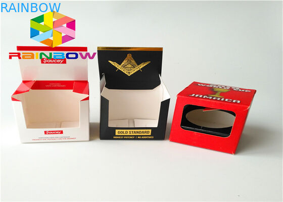 Sesuaikan Logo Kotak Kertas Kemasan Glossy Foil Kertas Kosmetik Kemasan Bahan Daur Ulang