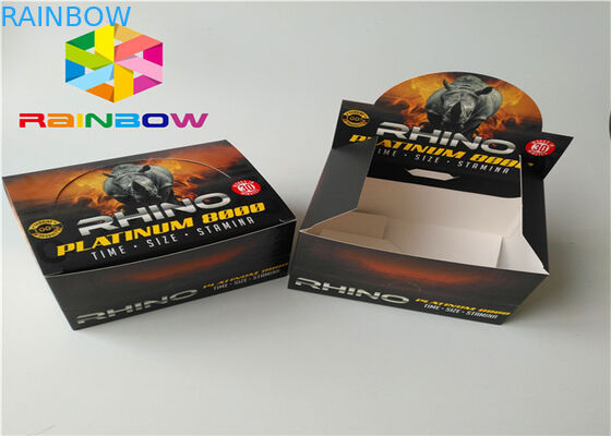 Sesuaikan Logo Kotak Kertas Kemasan Glossy Foil Kertas Kosmetik Kemasan Bahan Daur Ulang