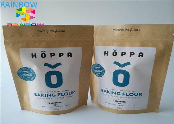 Kecil Aluminium Foil Zip Lock Paper Bag Kemasan Pouch Doypack Efek Matte Untuk Makanan