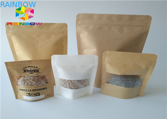 Kertas Kraft Tas Kertas Disesuaikan Aluminium Foil Mylar Ziplock Moisture Barrier