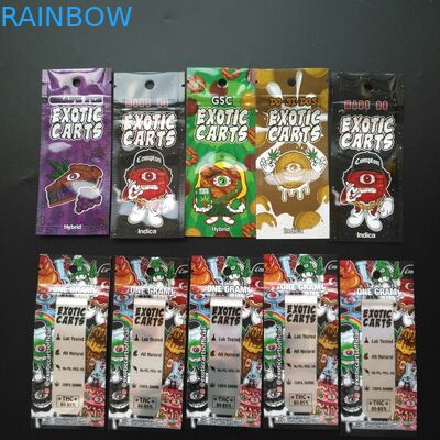 Pengemasan Dupa Herbal Pengemasan Digital Hologram Printing Stand Up Plastic Pouch