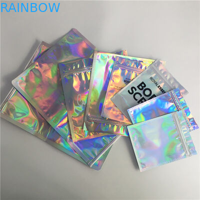 BPA Free Gravure Printing Stand Up Aluminium Foil Pouch Packaging Masker Wajah Holographic Laser Bag