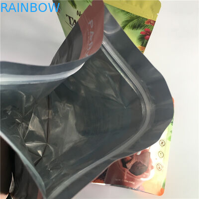 Ziplock Snack Bag Packaging Aluminium Foil Stand Up Bag Untuk Kemasan Coffee Nuts Cookies Chesee