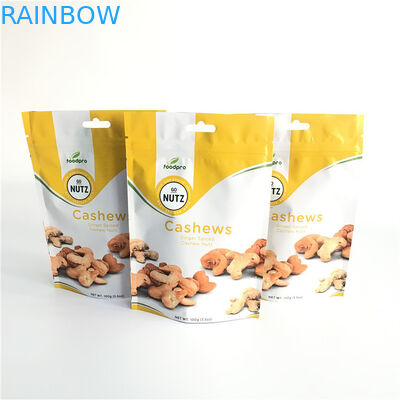 Kemasan Kustom Cetak Kantong Plastik Stand Up Zipper Bag Dengan One Way Degassing Valve