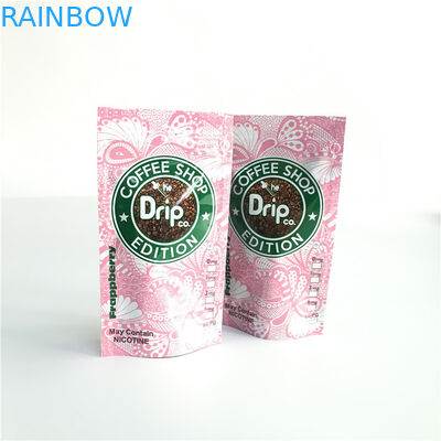 Kemasan Kustom Cetak Kantong Plastik Stand Up Zipper Bag Dengan One Way Degassing Valve