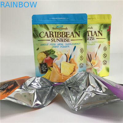 Bukti Bau Dicetak Tas Ziplock Aluminium Foil Bear / Bud Seeds Packaging Pouch