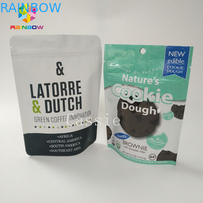 Stand Up Ziplockstand Up Pouch Packaging Snack Bags Disesuaikan Warna Penggunaan Makanan