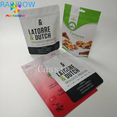 Digital Printing Kemasan Snack Bag Ditutup Kembali Aluminium Foil Stand Up Pouches