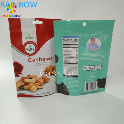Aluminium Foil Stand Up Ziplock Bags, Snack Food Packaging Bags Warna Disesuaikan